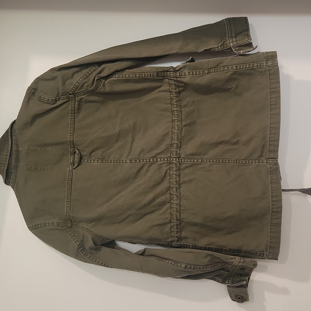 Madewell Khaki Utility Military Dispatch Cargo Green Jacket Size XXS - Picture 8 of 16
